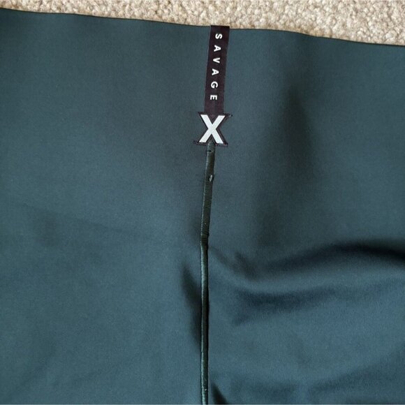 Savage X by Fenty High Waist Legging Green size 1X New 25" Inseam - Picture 5 of 7